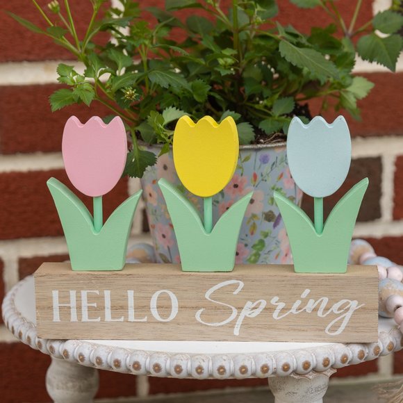 Hello Spring Flower Decor - Picture 4 of 6
